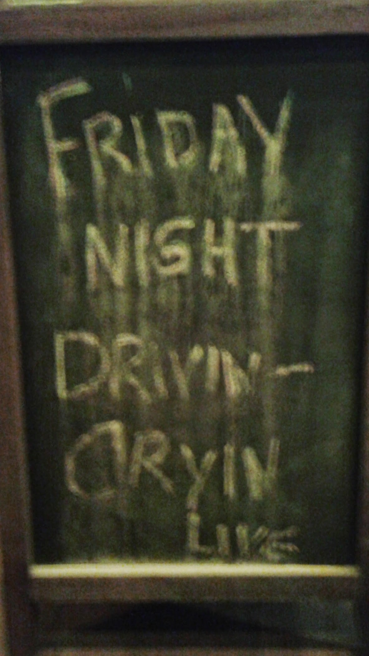 Friday Night Drivin' Cryin' Live